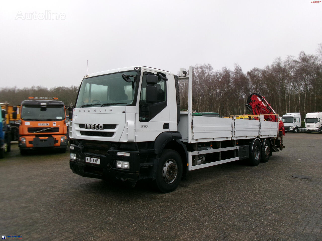 бортова вантажiвка IVECO AD260S31Y/PS 6x2 RHD + Atlas 135.2E-A2