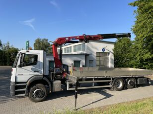 бортова вантажiвка Mercedes-Benz Axor 2629 HMF 2130/ Crane with remote control