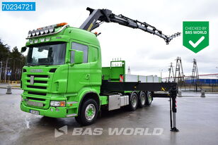 бортова вантажiвка Scania R480 8X4 Palfinger PK50002 EH Kran Crane Fly-Jib Liftachse Euro