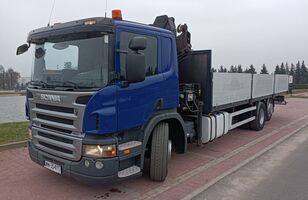 бортовой грузовик Scania P 340 6x2 Hds Crane Hiab 111 B-2 Duo