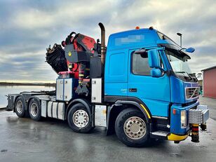 бортовой грузовик Volvo FM440 *8x4 *PALFINGER PK 150002+JIB+WINCH *VIDEO!