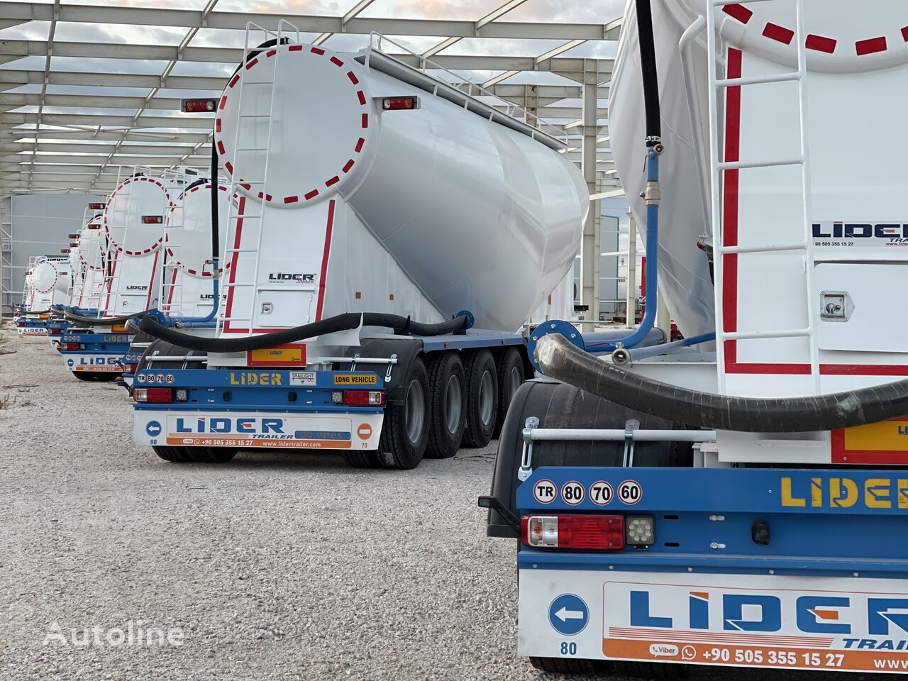 нова цистерна цементовоз Lider LIDER NEW 2023  MODELS bulk cement trailer