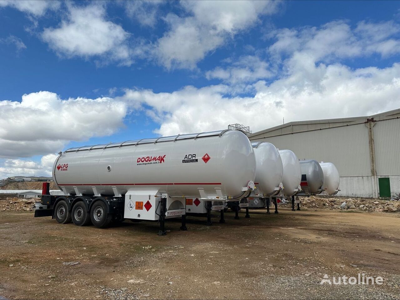 нова газова цистерна Doğumak ADR LIGHT SEMI-TRAILER gaz tankeri römork