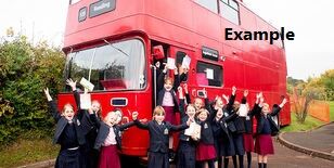 двоповерховий автобус British Bus mobile EDUCATIONAL traditional & modern London buses available!