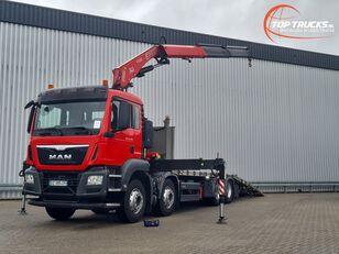 эвакуатор MAN TGS 35.360 8x2 - 23 TM Kraan, Machine transporter, Oprijwagen, a