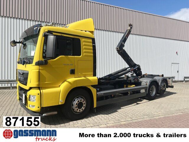 гаковий мультиліфт MAN TGX 26.480 6X2-2 LL, Intarder, Navi, Liftachse