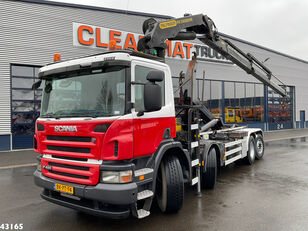 гаковий мультиліфт Scania P 400 8x2 Palfinger 33 Tonmeter laadkraan