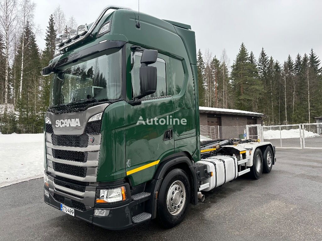 гаковий мультиліфт Scania S500 6x2*4 Marrel koukkulaitteella