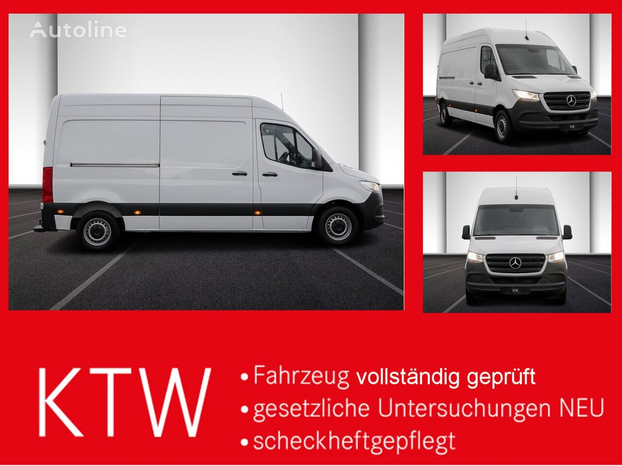 мікроавтобус фургон Mercedes-Benz Sprinter 214 CDI Kasten,3924,MBUX,AHK,TCO