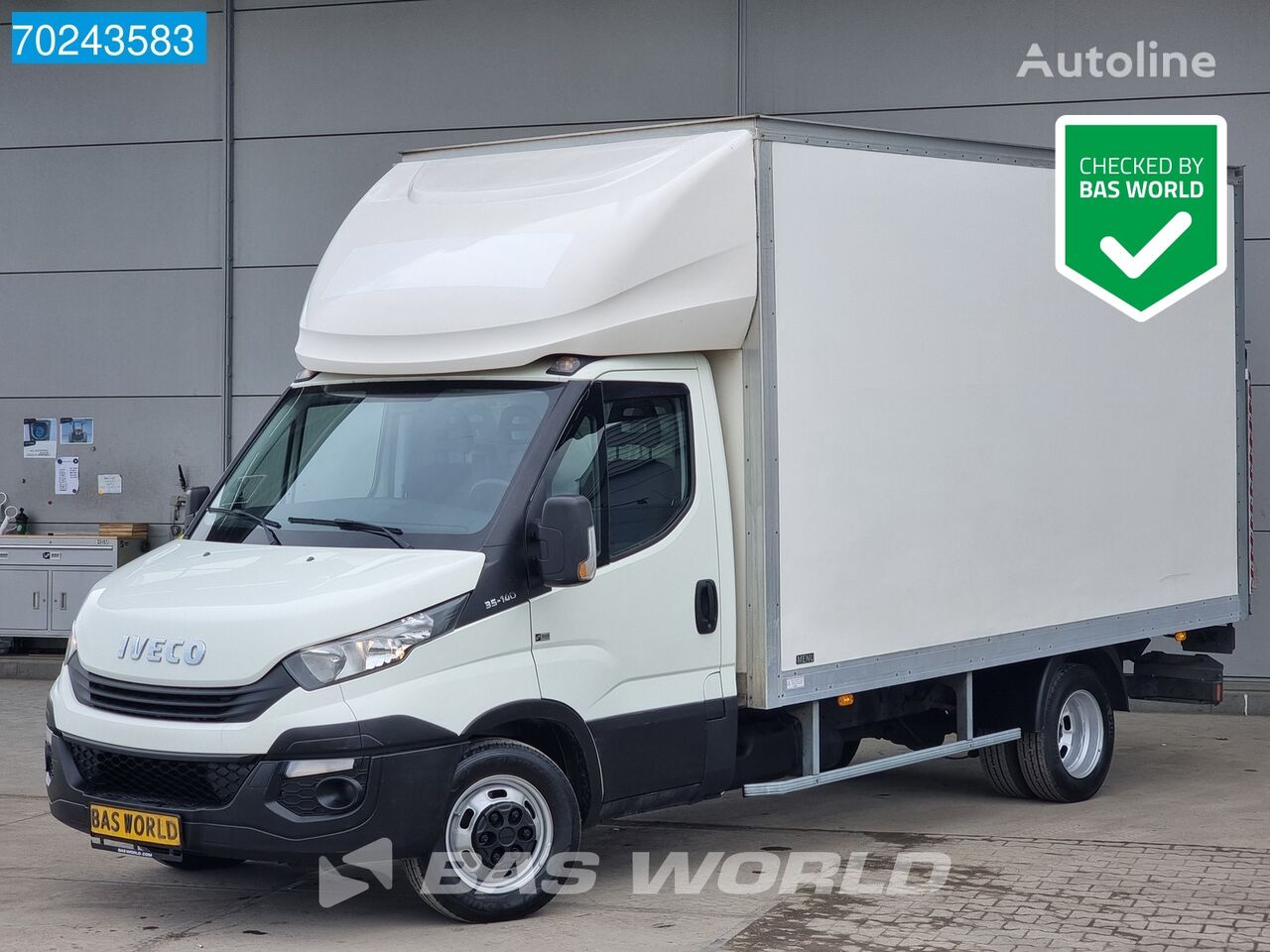 автофургон < 3.5т IVECO Daily 35C14 Euro6 Dubbellucht Laadklep Zijdeur Bakwagen Meubelba