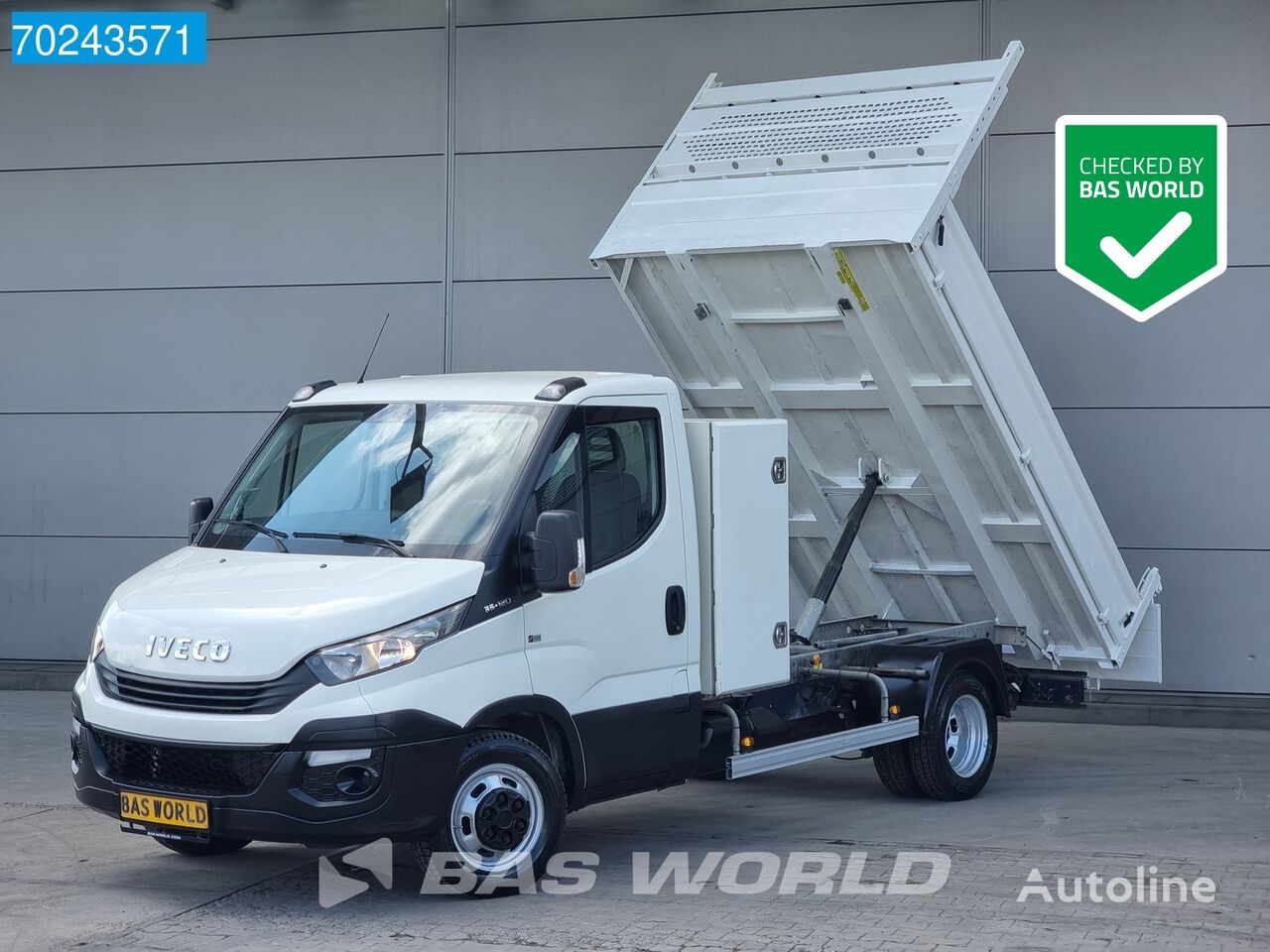 самосвал < 3.5т IVECO Daily 35C12 Kipper met Kist Euro6 3.5T trekhaak Airco Cruise Tip