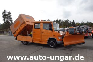 снегоуборочная машина Mercedes-Benz 614 D Vario Winterdienst Schneeschild Kipper DOKA Plane °