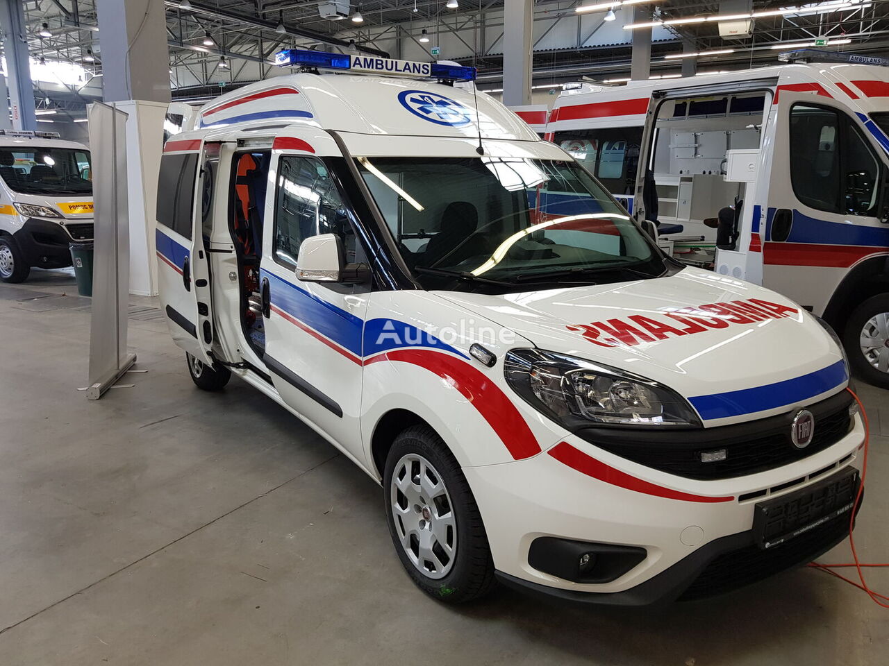 нова машина швидкої допомоги FIAT Doblo 1.6 SX L2H2 ambulans