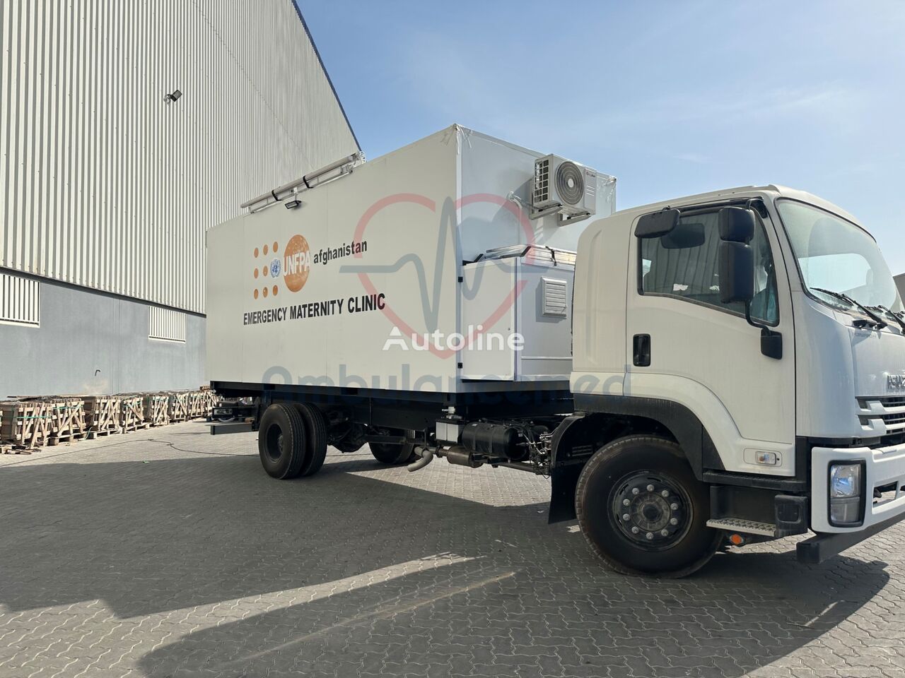 нова машина швидкої допомоги Isuzu Truck and 20 Ft Container (Mobile Maternity Clinic))