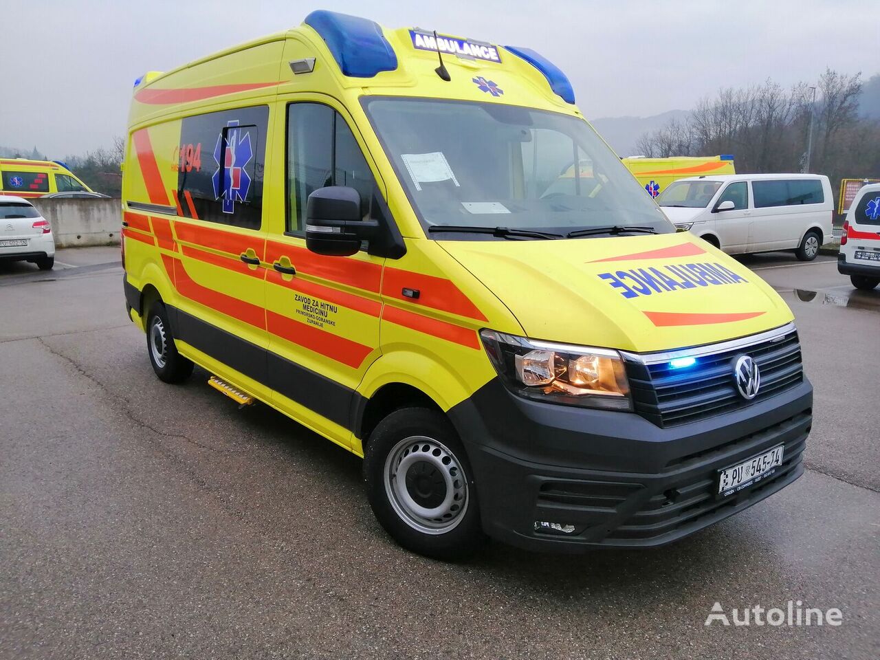 нова машина швидкої допомоги Volkswagen Crafter