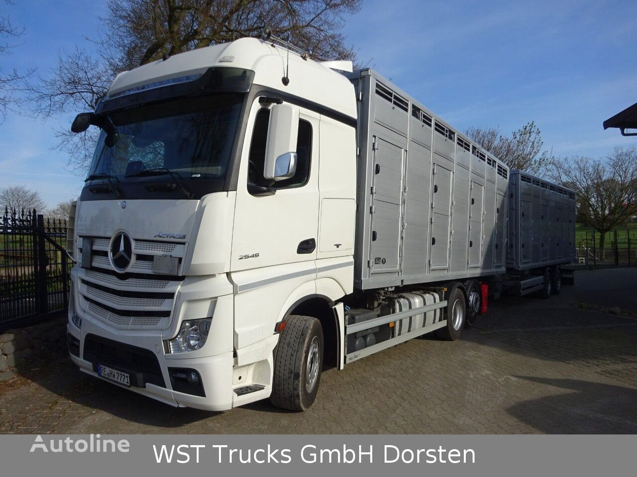 коневоз Mercedes-Benz Actros 2545 L BDF Menke Einstock "Neu" Mehrfach