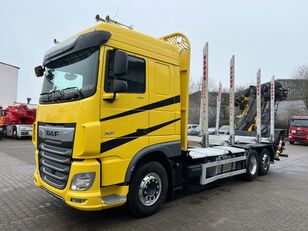 лесовоз DAF XF 530 6x2 EURO6 POJAZD DO DRZEWA Z HDS+ PRZYCZEPA