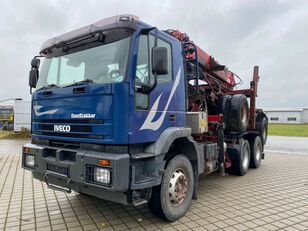 лесовоз IVECO EuroTrakker 260E47 + прицеп лесовоз