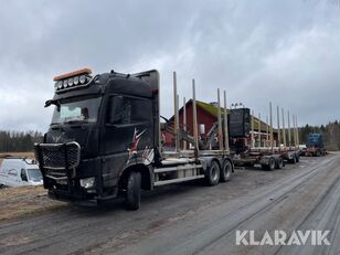 лесовоз Mercedes-Benz  Arocs 963-7-E + прицеп лесовоз