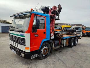 лесовоз Volvo FL 12.420 6X4 + DIEBOLT D20.80Z Timber/Loglifter - Holzfahrzeug