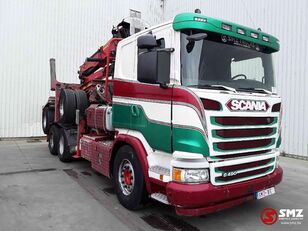 лісовоз Scania G 490 +palfinger s 3000l82/faymonville