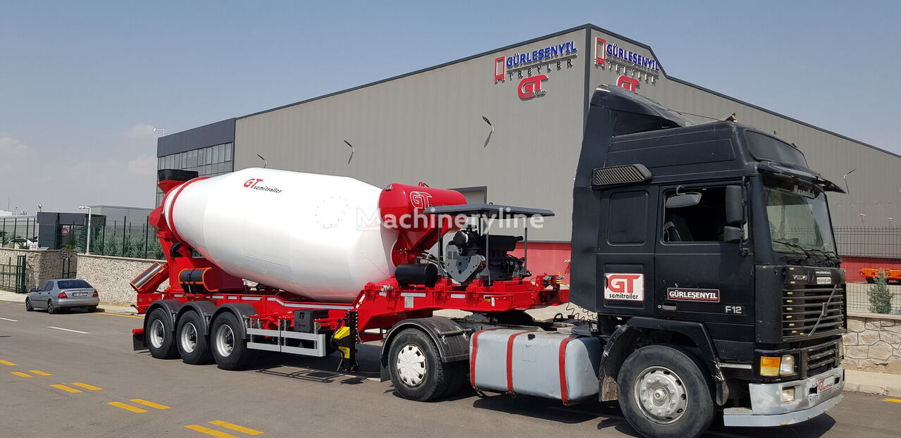 новий напівпричіп бетонозмішувач Gürleşenyıl concrete mixer semi trailers