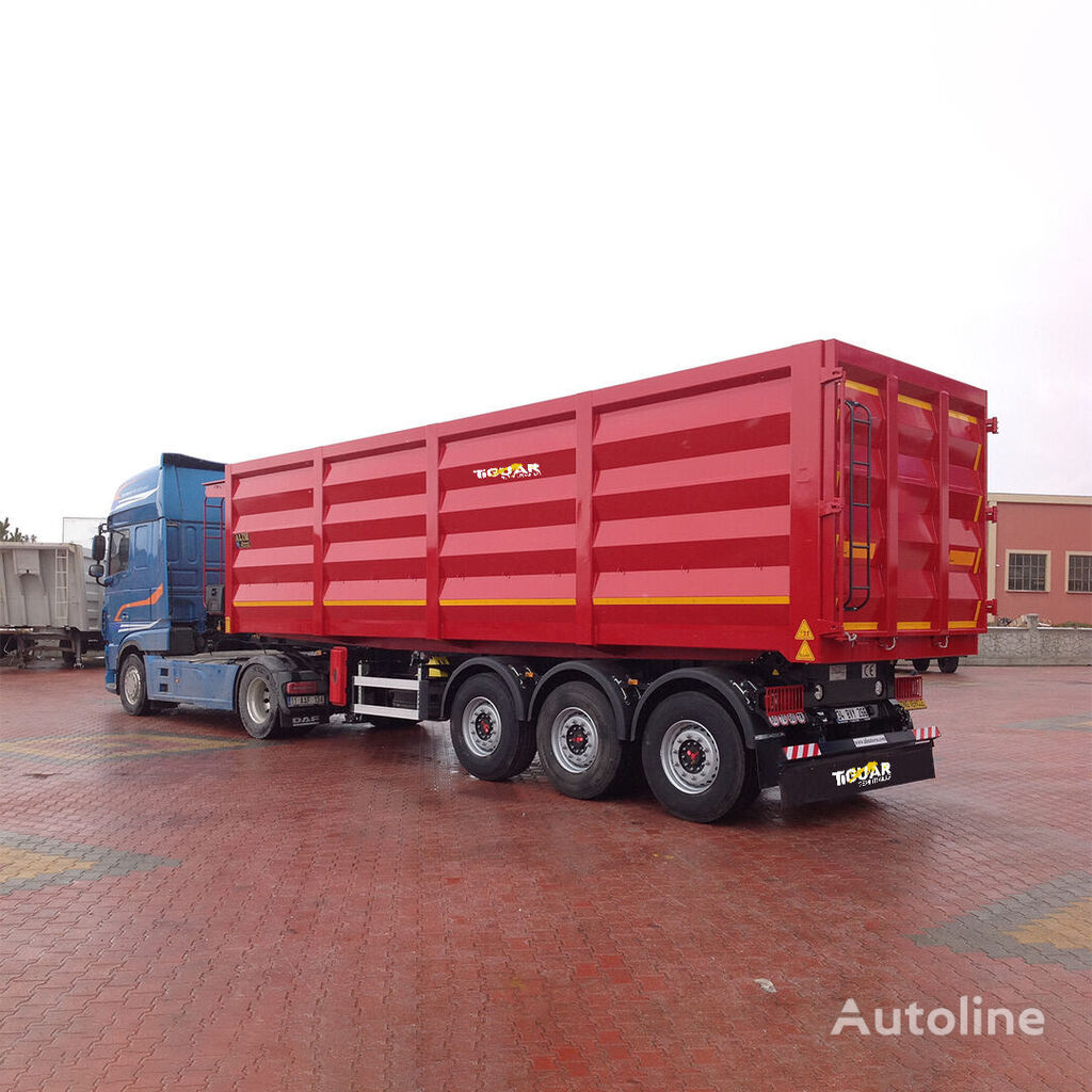 новий напівпричіп брухтовоз Tiguar 3 Axle Scrap Carrier Damper - Wheat Transport  Se