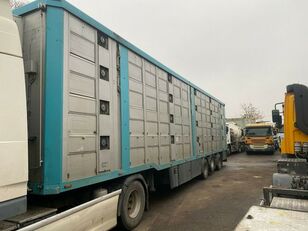 напівпричіп скотовоз MENKE-JANZEN Viehtransporter 4 Stock  Lüfter Wasser Trank