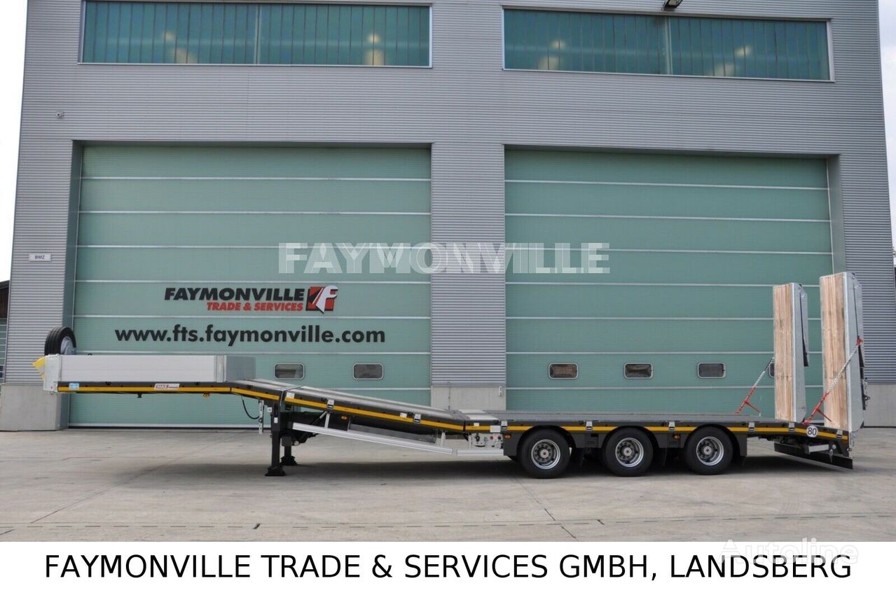 новий напівпричіп низькорамна платформа Faymonville Satteltieflader MAX100-N-3B-9.30-U
