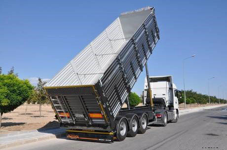 новий напівпричіп зерновоз Nursan trailer