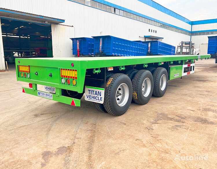 новый полуприцеп бортовой TITAN 12.5m Flatbed Trailer for Sale - W