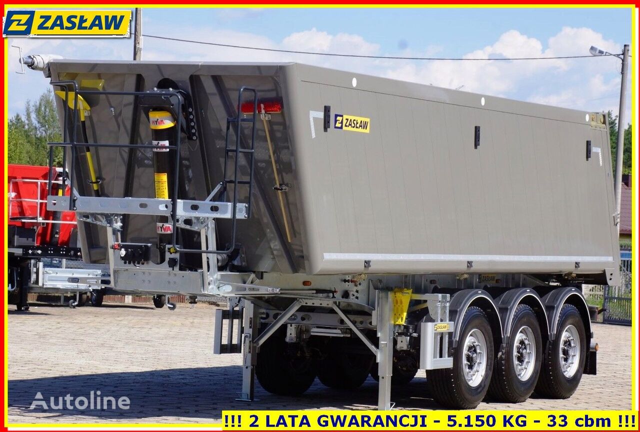 новый полуприцеп самосвал Zasław 32 m³ - 5.190 kg tipping semi-trailer for stones & sand READY !!