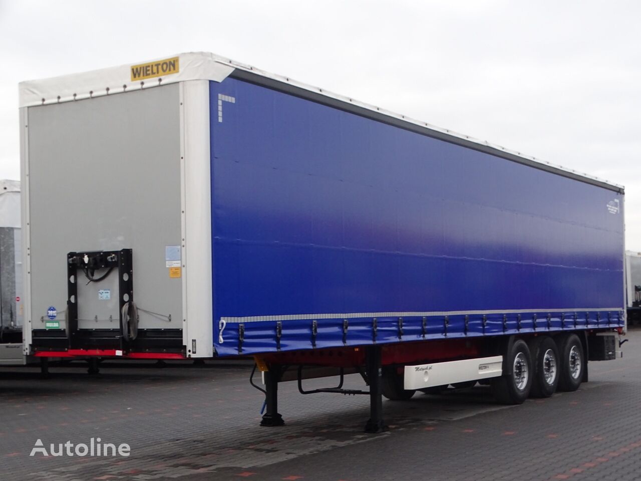 полуприцеп штора Wielton CURTAINSIDER / STANDARD / COILMULD - 9 M / 6700 KG !!! / LIFTED