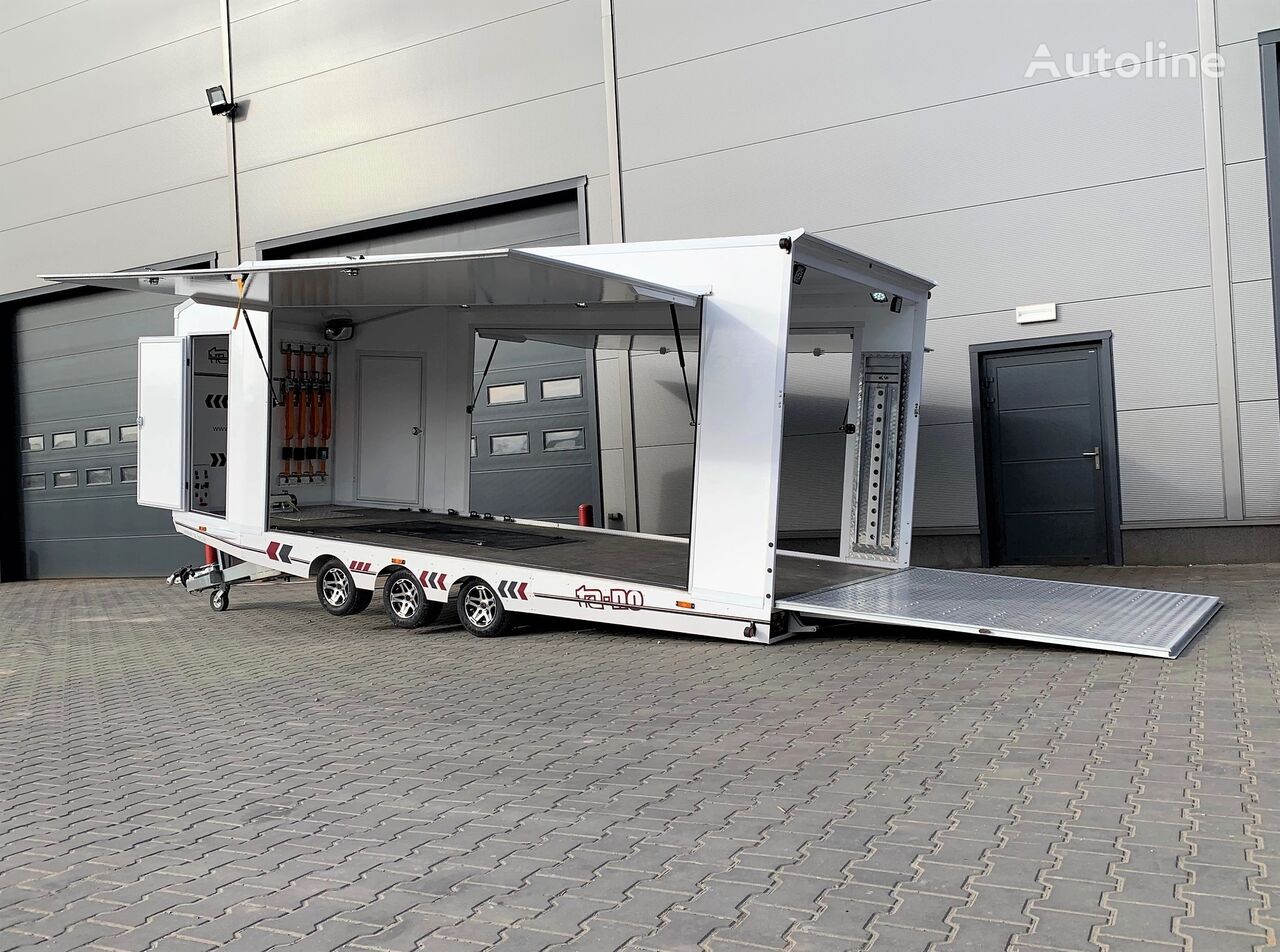 новый прицеп автовоз TA-NO SPORT TRANSPORTER 55 PREMIUM enclosed car trailer 5.5 x 2.3 m