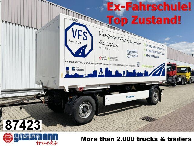 прицеп фургон Krone AZW 18, EX Fahrschule!