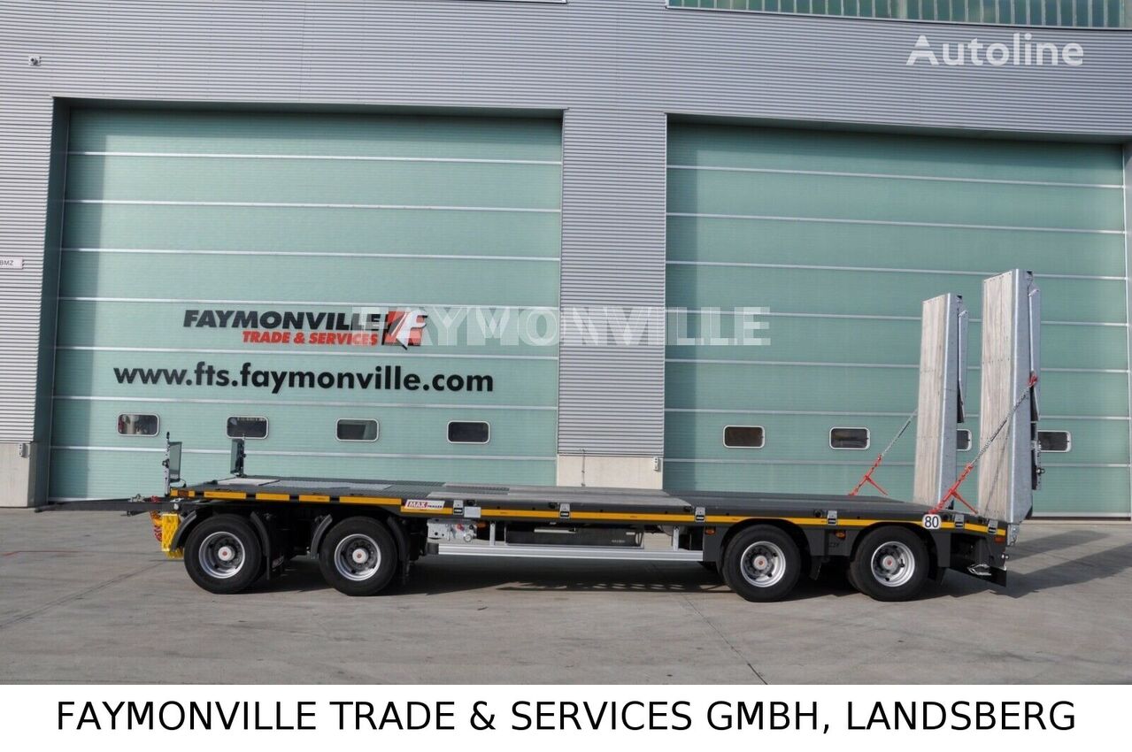 новий причіп низькорамна платформа Faymonville MAX TRAILER MAX600-S-4-9.30-U