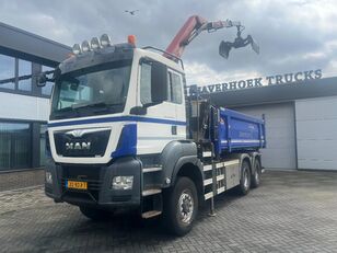 самоскид MAN TGS 26.400 6x6 tipper/crane Euro 6