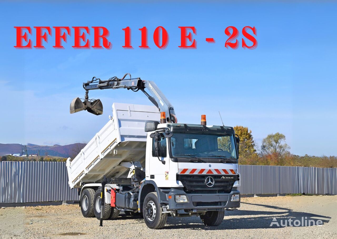 самоскид Mercedes-Benz ACTROS 2641 Kipper 4,90m + EFFER 110E-2S / 6x4