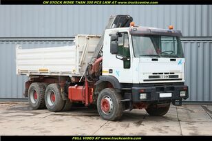 самосвал IVECO EUROTRAKKER, 6x4, KRANE HIAB (6000 KG, 16,7 m)