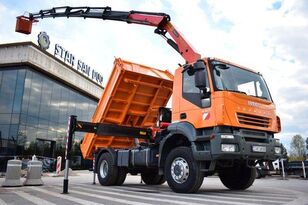 самосвал IVECO TRAKKER 4x4 PALFINGER PK 20002 EURO 5 KORB KRAN