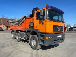 самосвал MAN 33.364 DFA-G 6x6 кран HIAB 140