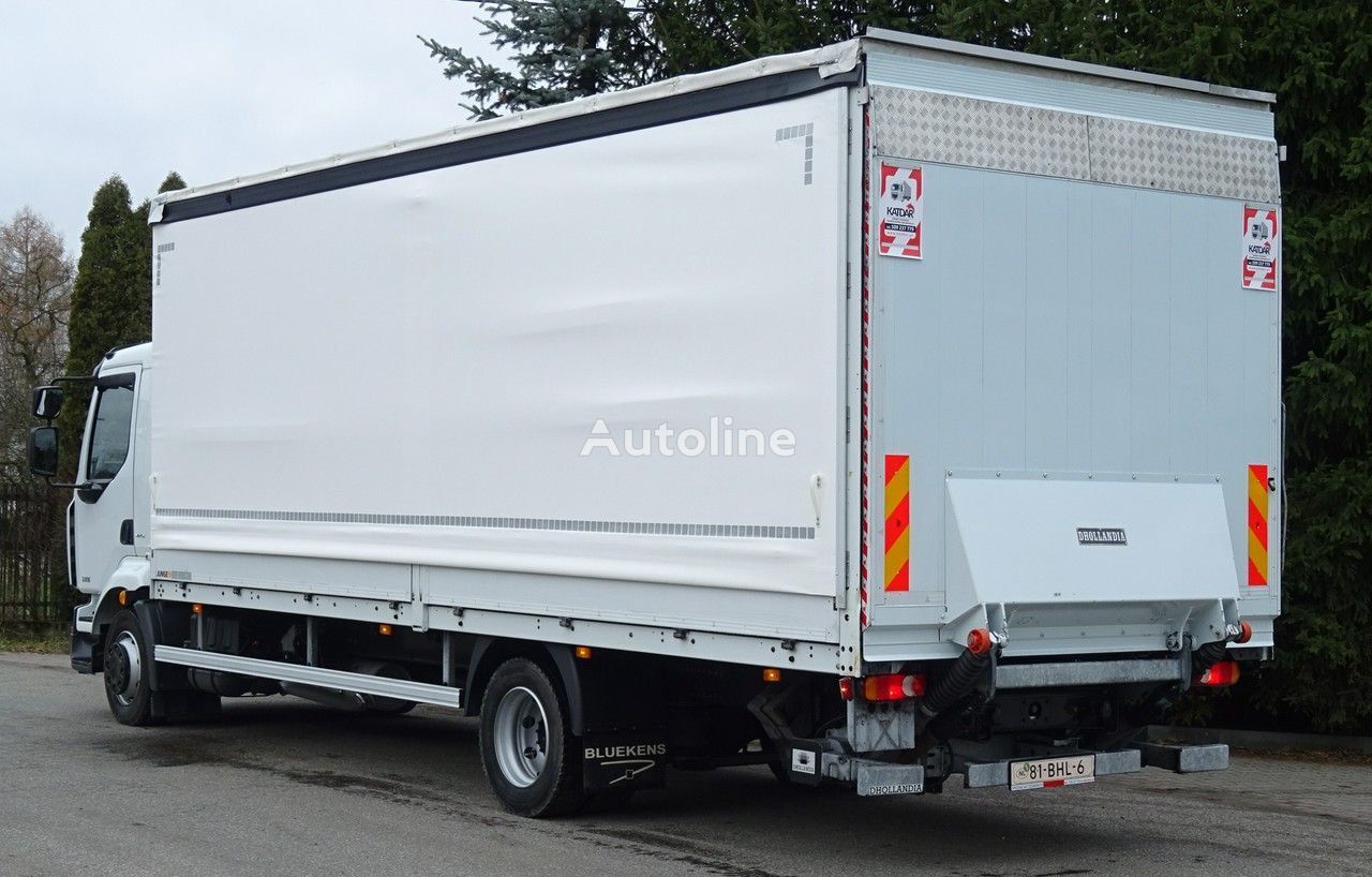 Camion bâché Renault Midlum 220 DXI sypialna euro 5 burto firanka