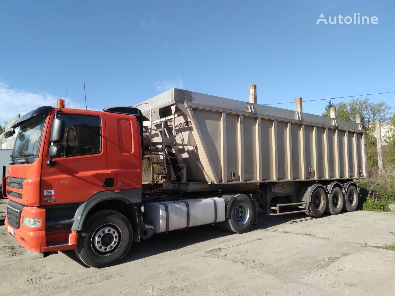 тягач DAF CF 410 + напівпричіп самоскид