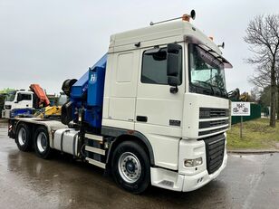 тягач DAF XF 95.430 6x4 + CRANE HMF ODIN K8 (52Tm) - 8x (20.5m) / winch /