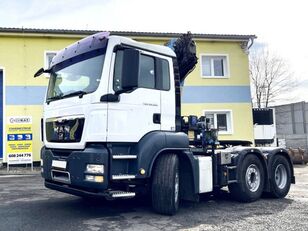 тягач MAN 6x2 TGA 26.360 +HMF 17t/m