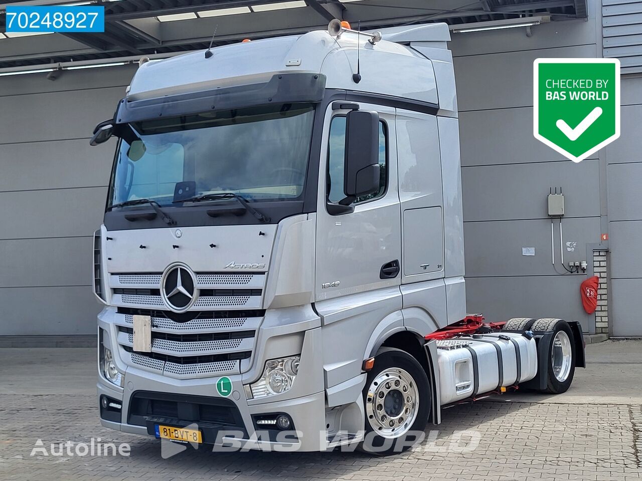 тягач Mercedes-Benz Actros 1848 4X2 NL- Truck BigSpace Mega Retarder 2x Tanks