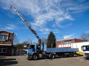 тягач Mercedes-Benz Axor 1833+HIAB 166 Kran+WILKEN Pritsche lang + бортовий напівпричіп