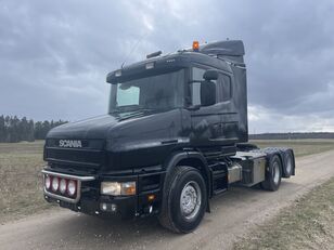 тягач Scania T124 420 Manual, Hydraulic