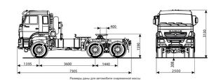 новий тягач КАМАЗ 65225