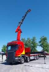 вантажівка платформа Scania 480 8x4 PALFINGER PK 60002 + JIB